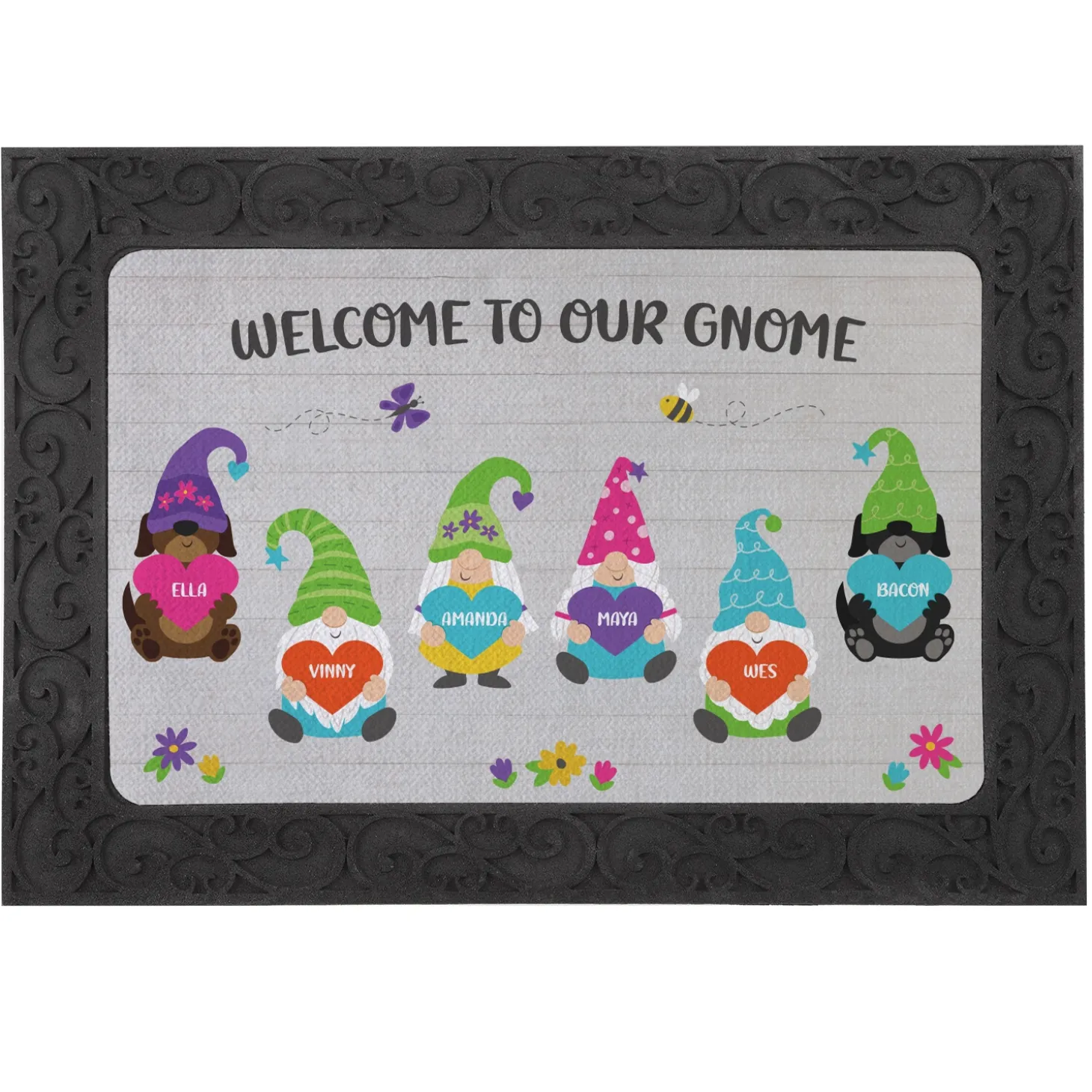 Springtime Gnome Doormat