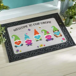 Springtime Gnome Doormat