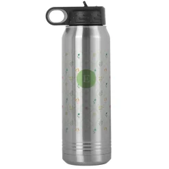 Spring Trellis Initial Water Bottle