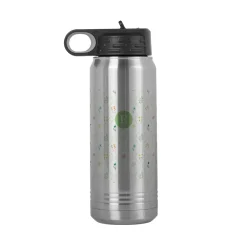 Spring Trellis Initial Water Bottle