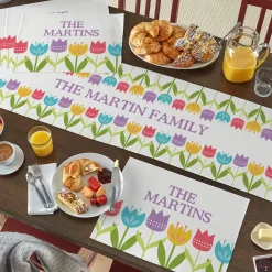 Spring Tulip Table Runner & Placemats