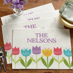 Spring Tulip Table Runner & Placemats