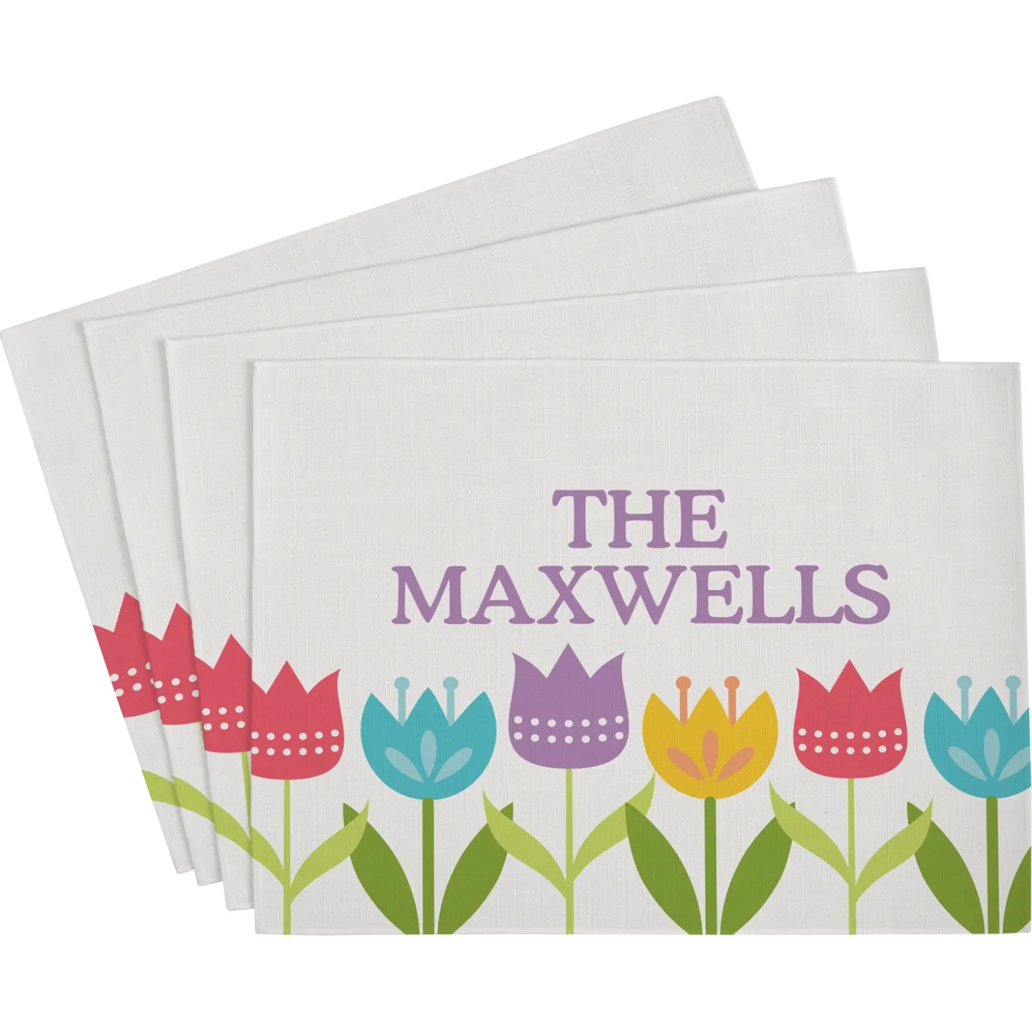 Spring Tulip Table Runner & Placemats