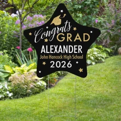 Stand Out Star Yard Sign
