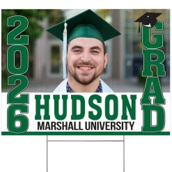 Stand Tall School Colors Graduation Yard Sign