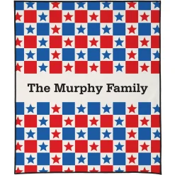 Stars and Squares Picnic Blanket