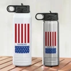 Stars and Stripes Water Bottle