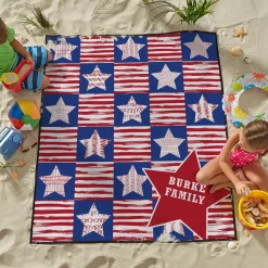 Stars & Stripes Family Beach Blanket