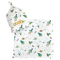 Stephen Joseph® Sweet Baby Blanket & Hat Set