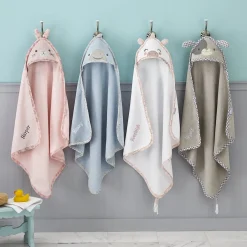 Stephen Joseph® Sweet Baby Hooded Bath Towels