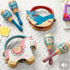 Stephen Joseph® Wooden Musical Tambourine Set