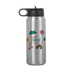 Sticker Flair Stainless Steel Water Bottle