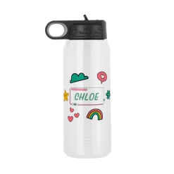 Sticker Flair Stainless Steel Water Bottle
