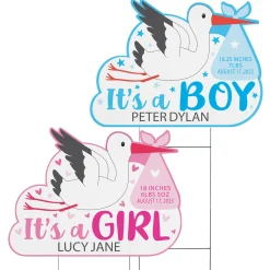 Stork Baby Yard Sign