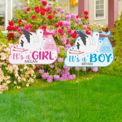Stork Baby Yard Sign