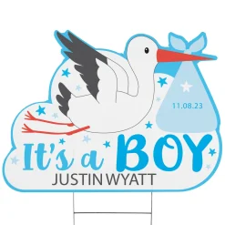 Stork Baby Yard Sign
