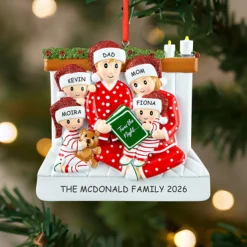 Story Time Family Ornament