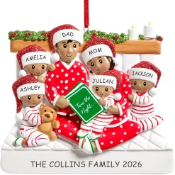 Story Time Family Ornament