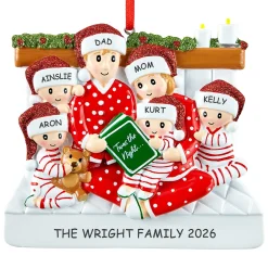 Story Time Family Ornament