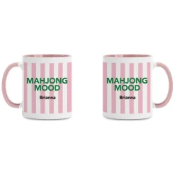 Striped Mahjong Mood Mug