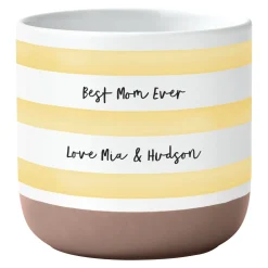 Striped Message Planter