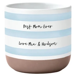 Striped Message Planter