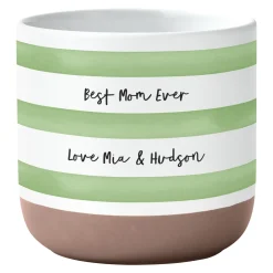 Striped Message Planter