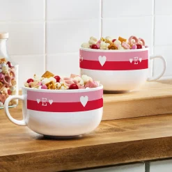 Stripe Hearts Bowl