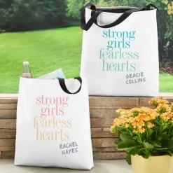Strong and Fearless Tote Bag