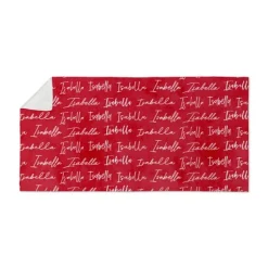 Stylish Script Name Beach Towel