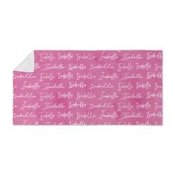 Stylish Script Name Beach Towel