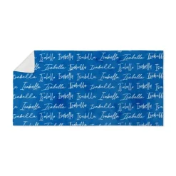 Stylish Script Name Beach Towel