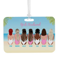 Summer Girls Luggage Tag