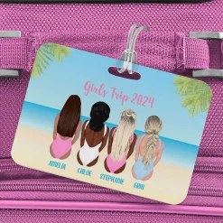 Summer Girls Luggage Tag