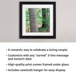 Summer Love Tree Square Framed Print