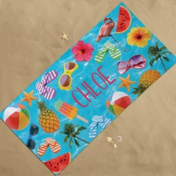 Summer Vibes Beach Towel