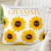 Sunflower Garden Throw Pillow