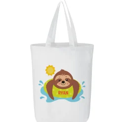 Sunning Sloths Tote Bag