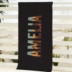 Sunset Palms Beach Towel