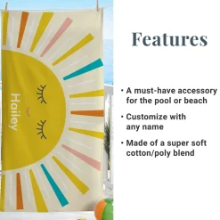 Sunshine Daydream Beach Towel