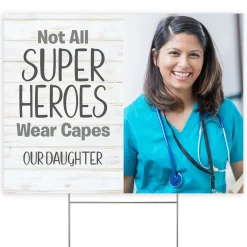 Super Hero Yard Sign