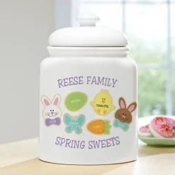 Sweet Bunny Treats Cookie Jar