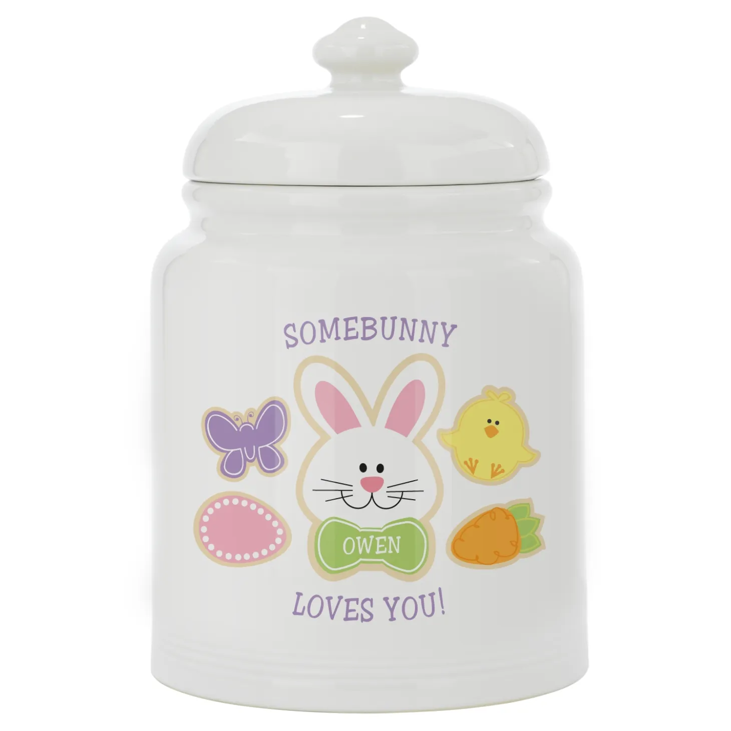 Sweet Bunny Treats Cookie Jar