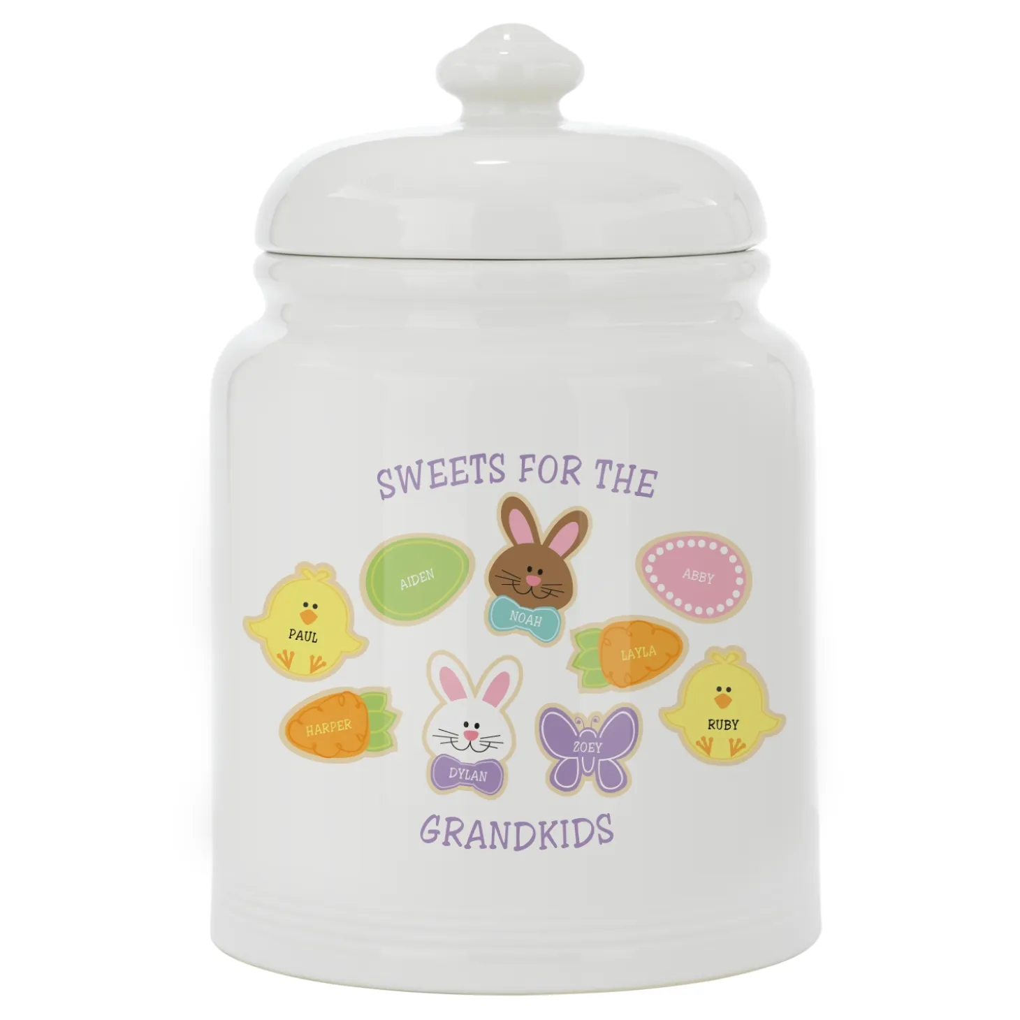 Sweet Bunny Treats Cookie Jar