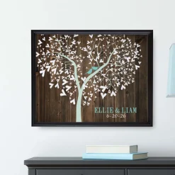 Sweet Lovebirds Canvas