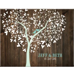 Sweet Lovebirds Canvas