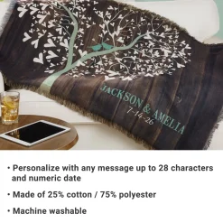 Sweet Lovebirds Throw
