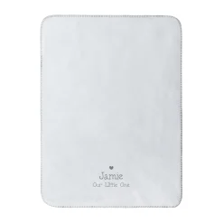 Sweet Name Sherpa Baby Blanket