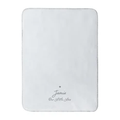 Sweet Name Sherpa Baby Blanket