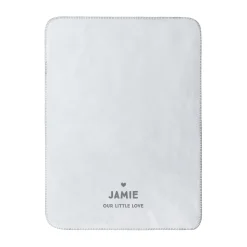 Sweet Name Sherpa Baby Blanket